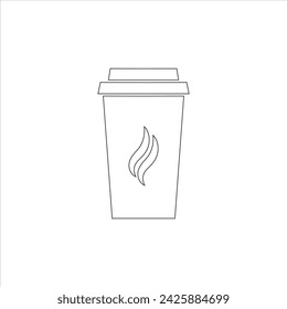 Coffee cup icon. Vector. Esp