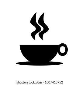 coffee cup icon vector flat style isolated on white background