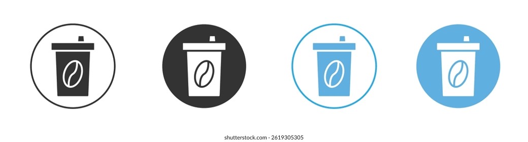 coffee cup icon Vector Graphic set