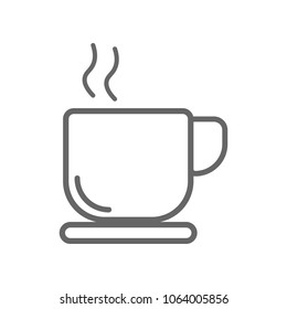 Coffee cup icon. vector illustration.