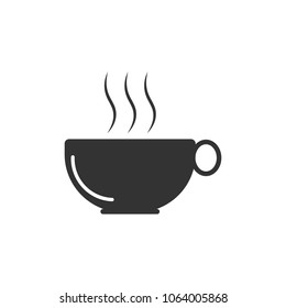 Coffee cup icon. vector illustration.