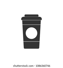 Coffee cup icon. Vector illustration.