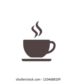 Coffee cup icon, vector illustration