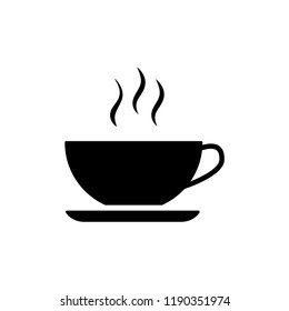 Coffee cup icon. Vector illustration. on white background.