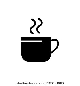 Coffee cup icon. Vector illustration. on white background.