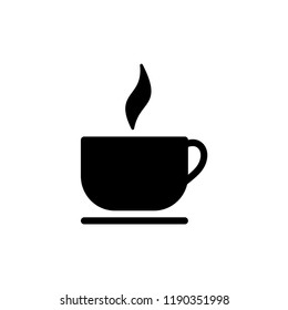 Coffee cup icon. Vector illustration. on white background.