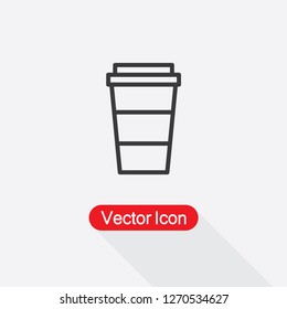 Coffee Cup Icon Vector Illustration Eps10