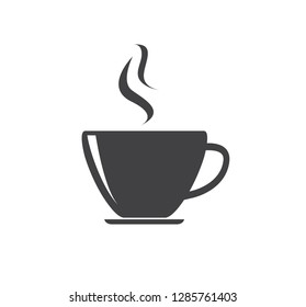 Coffee cup icon. Vector illustration