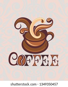 Coffee cup icon , vector illustration