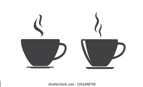 Coffee cup icon. Vector illustration