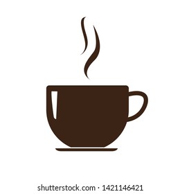 Coffee cup icon. Vector illustration. on white background