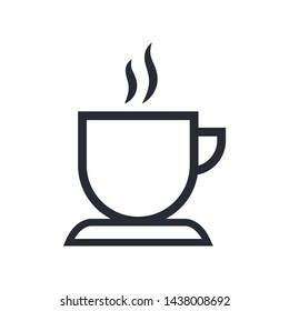 Coffee Cup Icon Vector Illustration Eps