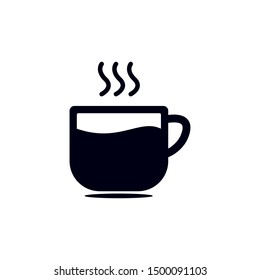 Coffee cup icon. Vector illustration