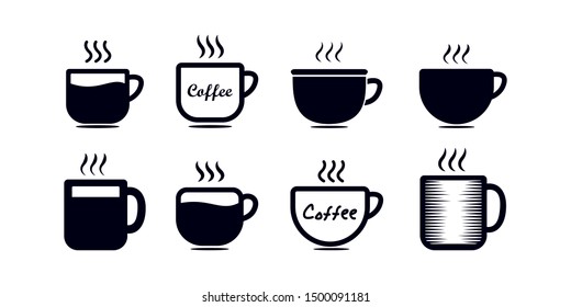 Coffee cup icon. Vector illustration