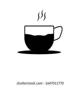 Coffee cup icon. Vector illustration. on a white background. eps 10