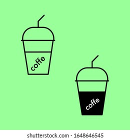 Kaffeetasse Ikone Vektorillustration