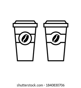 Coffee cup icon vector illustration