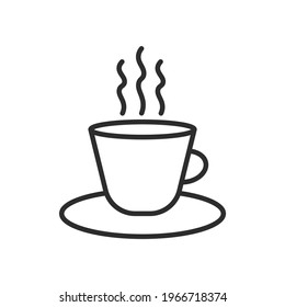Coffee Cup Icon. Vector Illustration