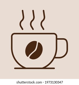Coffee cup icon vector illustration