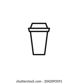 Ilustración vectorial de icono de café