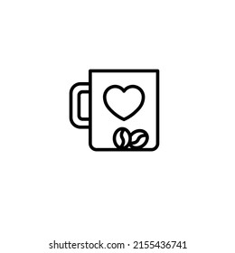 Coffee cup icon. Vector illustration. on white background eps 10
