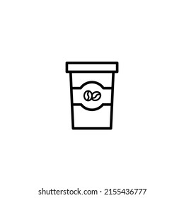 Coffee cup icon. Vector illustration. on white background eps 10
