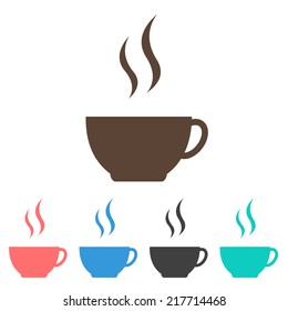 Coffee cup icon , vector illustration