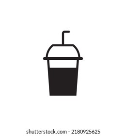 coffee cup icon. vector illustration logo design.