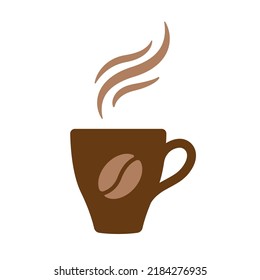 coffee cup icon vector illustration isolated on white background