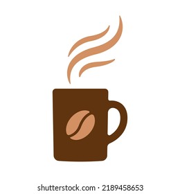 coffee cup icon vector illustration isolated on white background