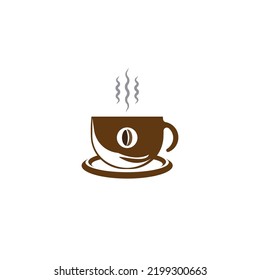 coffee cup icon vector illustration template design