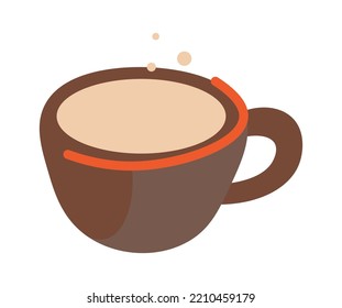 Coffee cup icon. Vector illustration