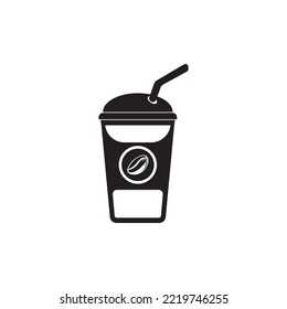 coffee cup icon. vector illustration logo design.