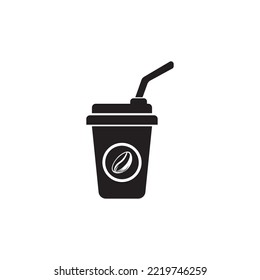 coffee cup icon. vector illustration logo design.