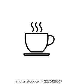 coffee cup icon vector illustration. cup a coffee sign and symbol