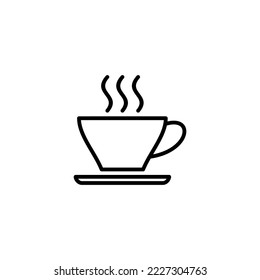 coffee cup icon vector illustration. cup a coffee sign and symbol