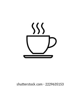 coffee cup icon vector illustration. cup a coffee sign and symbol