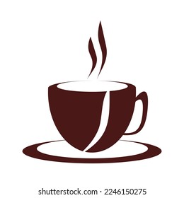 coffee cup icon vector illustration template design