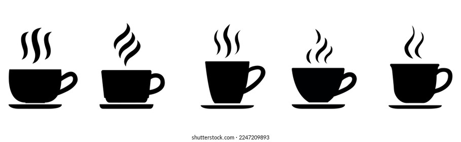 Coffee cup icon. Vector illustration. on white background