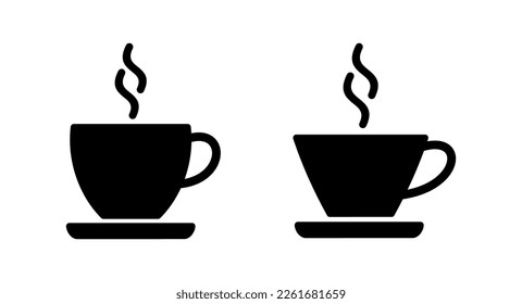 coffee cup icon vector illustration. cup a coffee sign and symbol