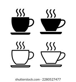 coffee cup icon vector illustration. cup a coffee sign and symbol