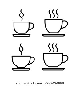 coffee cup icon vector illustration. cup a coffee sign and symbol