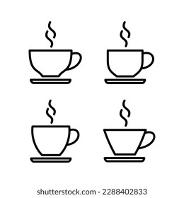 coffee cup icon vector illustration. cup a coffee sign and symbol