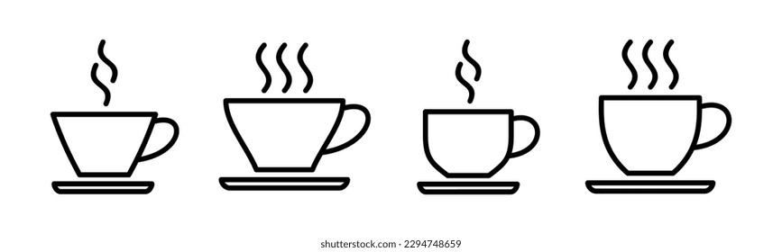coffee cup icon vector illustration. cup a coffee sign and symbol