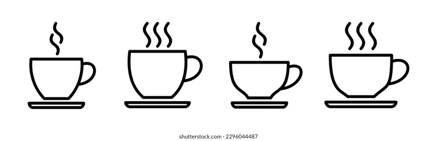 coffee cup icon vector illustration. cup a coffee sign and symbol