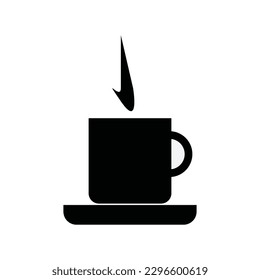 Kaffeebecher-Symbol, Vektorgrafik-Logo