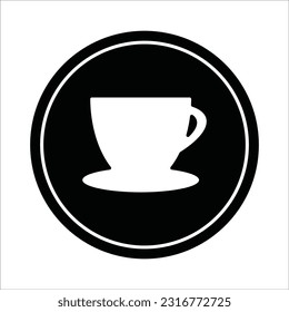 coffee cup icon vector illustration logo design