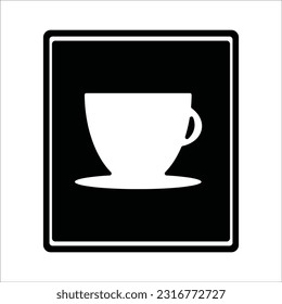 coffee cup icon vector illustration logo design