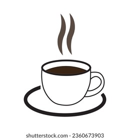 Kaffeebecher-Symbol, Vektorgrafik-Design