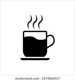 Coffee cup icon. vector illustration on white background